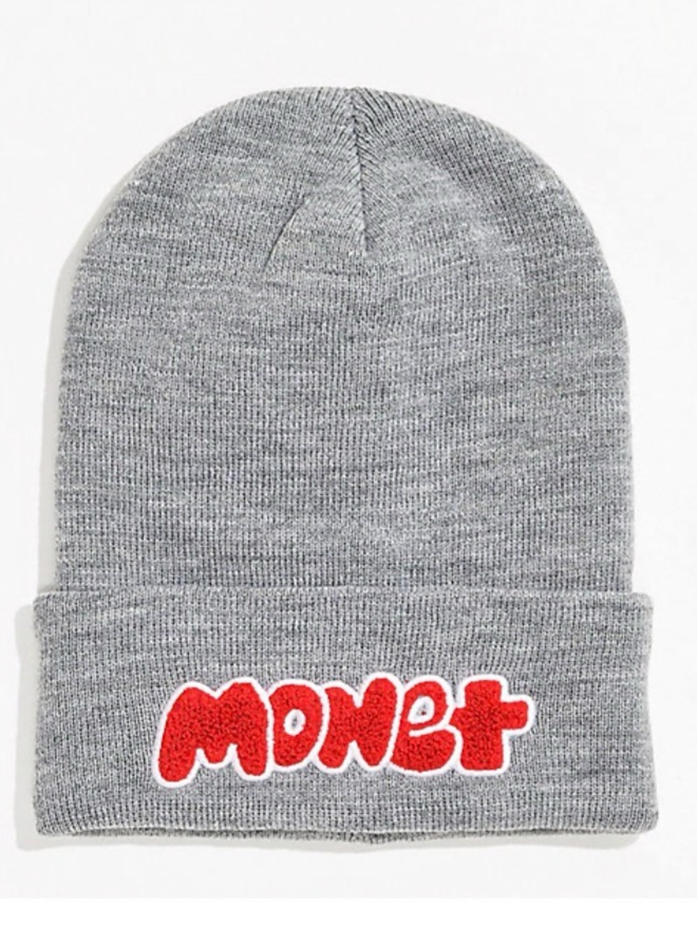💜3/$30 Monet Show Pony Heather Grey Beanie Toque Knit Cap